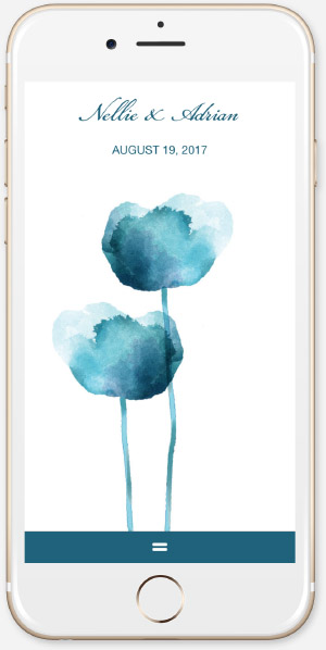 Watercolor Tulips Blue App