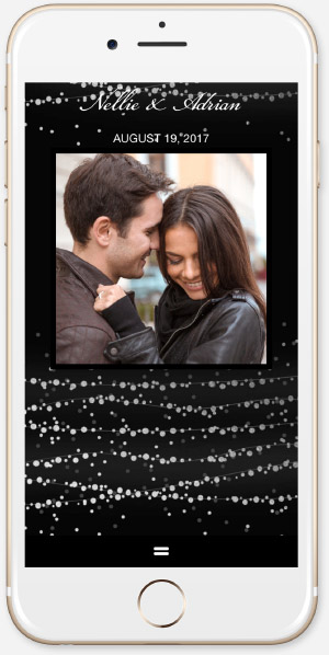 Glitzy String Lights Midnight App