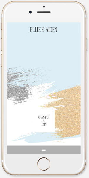 Brushed Glitter - Sky App