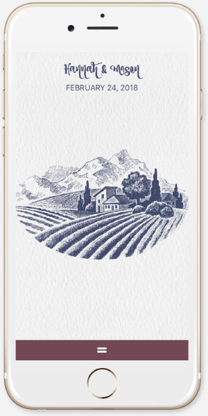 Rustic Vineyard - Midnight Blue App