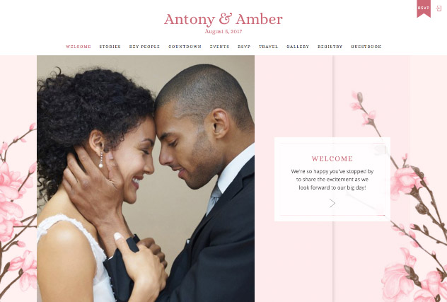 Fine Forsynthia Pink 2 multi-pages website layout