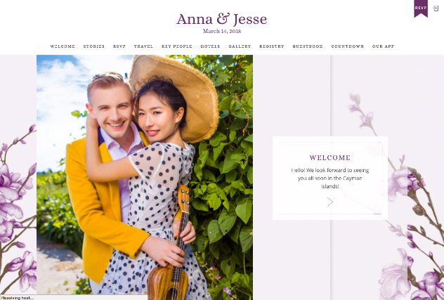 Fine Forsynthia Purple 2 multi-pages website layout