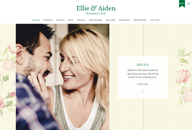 Springtime Southern multi-pages website layout