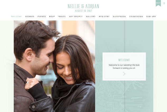 Walking City Love - Boston multi-pages website layout