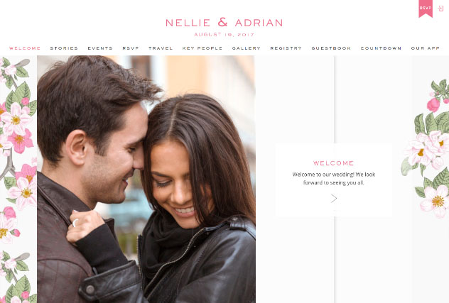 Victorian gardens - Magnolia multi-pages website layout