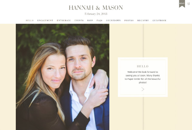Truly Daffodil multi-pages website layout