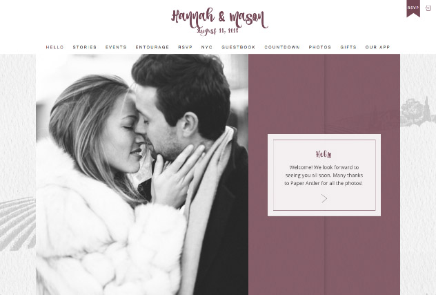 Rustic Vineyard multi-pages website layout