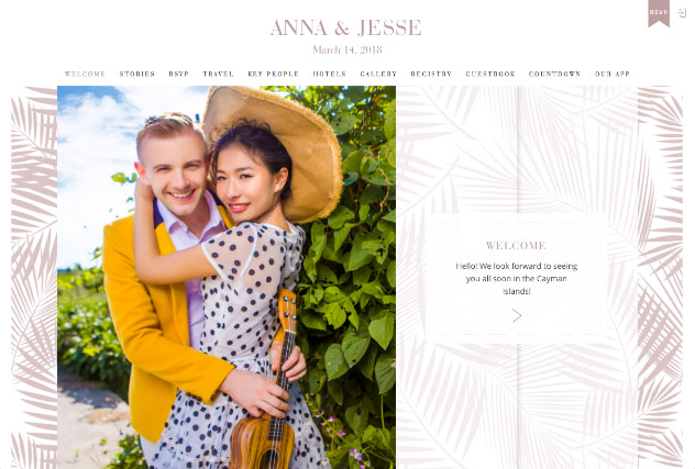 Rose Fern multi-pages website layout
