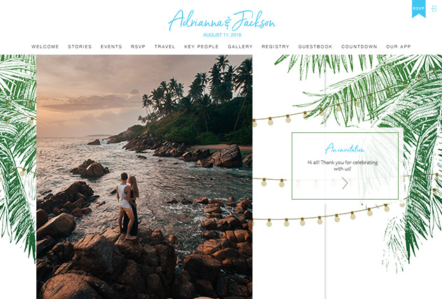 Andrea multi-pages website layout