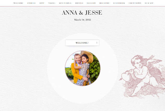 Angelic single page website layout