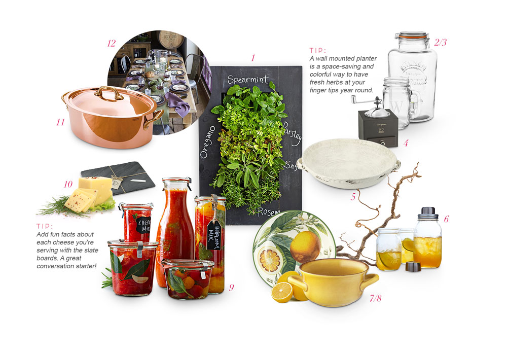 Williams-Sonoma rustic essential wedding gifts