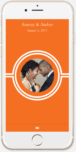 Boldly Elegant Orange App