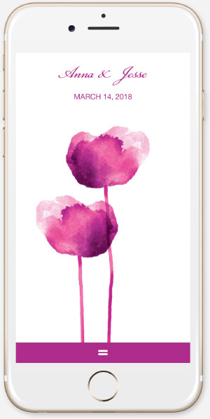 Watercolor Tulips Pink App