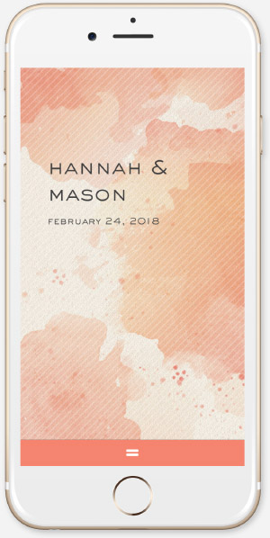 Painterly Chic in Peach App