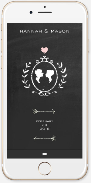 Chalkboard Cameo App