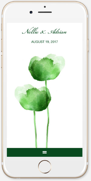 Watercolor Tulips Emerald App