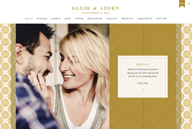 Gilded Age multi-pages website layout