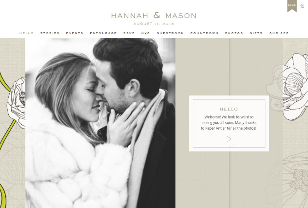 Madison Avenue multi-pages website layout