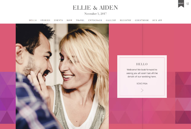 Graphic Glamour multi-pages website layout