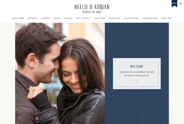 Capital City Love (DC) Navy multi-pages website layout