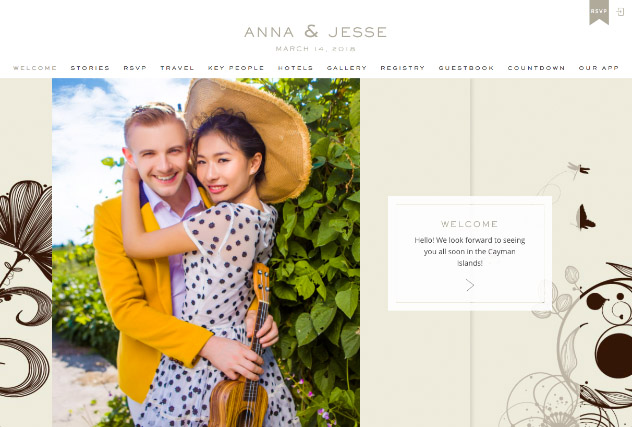 Wild Love multi-pages website layout