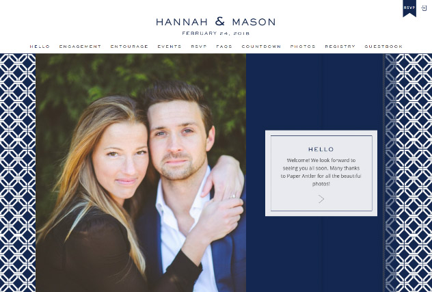 Nantucket Summer multi-pages website layout
