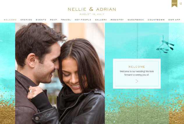 Romantic Snorkel multi-pages website layout