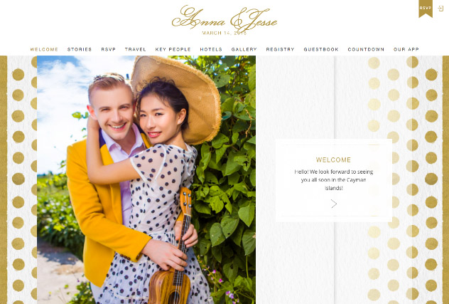 Stamped Dots - Natural multi-pages website layout