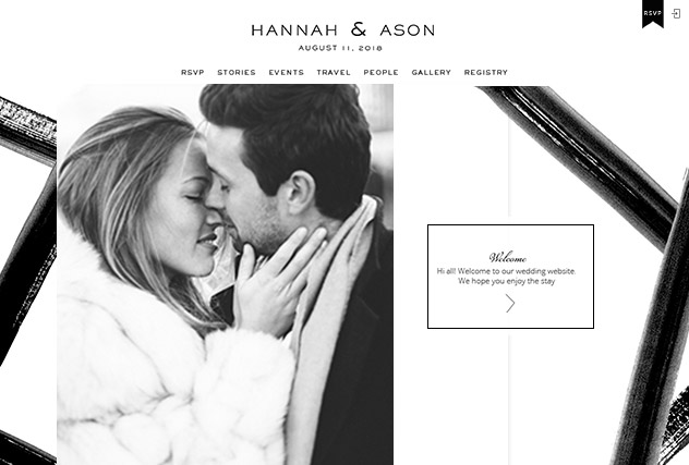 Black  Tie  multi-pages website layout