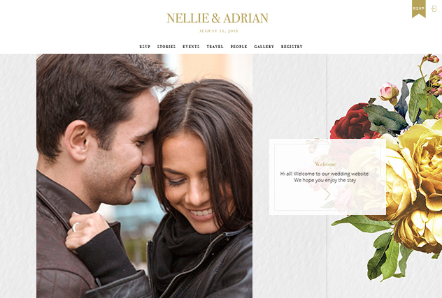 Kristen White multi-pages website layout