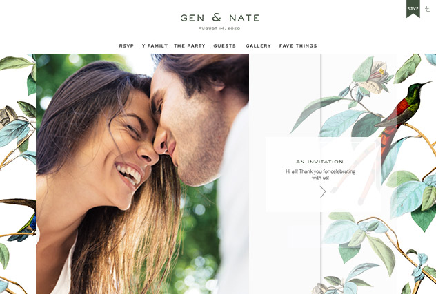 Genevieve multi-pages website layout