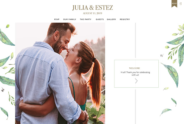 Pietre multi-pages website layout