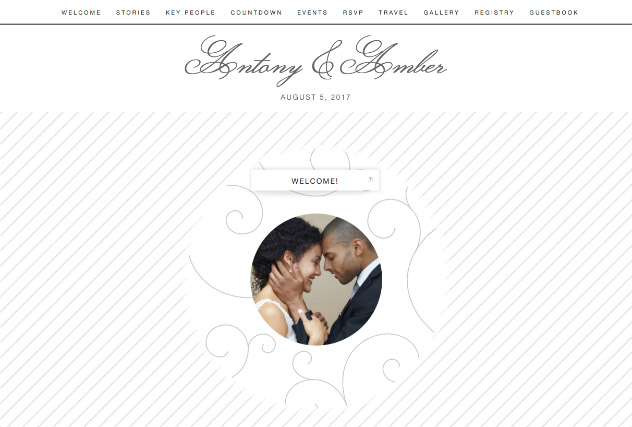 Soft Elegance by Casa 2 single page website layout