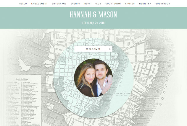 Holy City Love - Charleston single page website layout