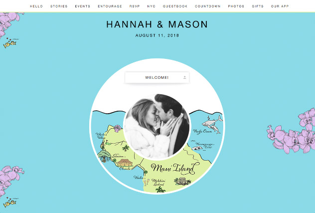 Maui single page website layout