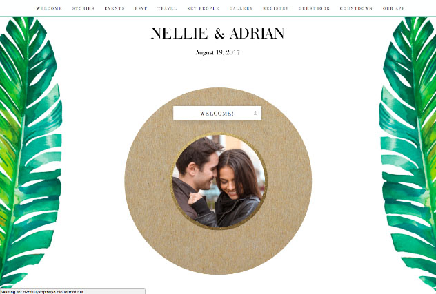 Jaraux II single page website layout