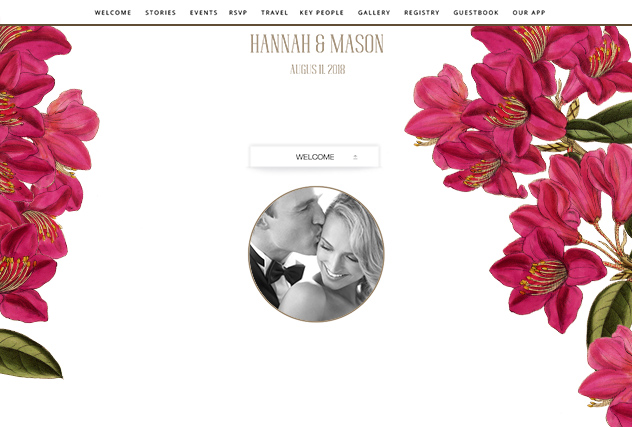 Jessica II single page website layout